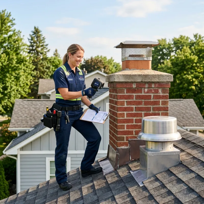 Technician inspecting a Moonee Ponds roof cavity and ductwork for a dead bird